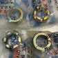 4 Qty of New Holland Spindle Hub Retaining Castle Crown Nuts 387930S36 (4 Qty)