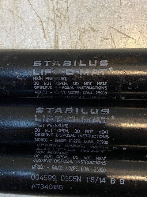 3 Qty of Stabilus Lift-O-Mat Gas Strut Spring AT340155 | 004599 0355N (3 Qty)