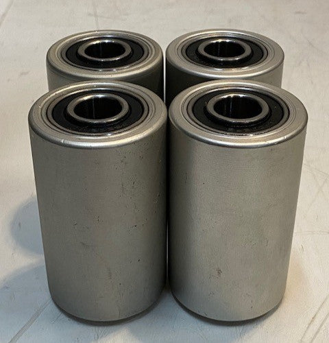 4 Quantity of Conveyor Rollers w/ Two S6202RS Bearings 3" L 47mm OD (4 Quantity)