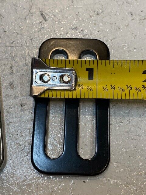 34 Qty of 3 Bar Harness/Seatbelt Slides 2-1/4"x1-1/4" Gold/Silver/Black (34 Qty)