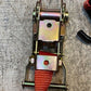 4 Qty of US Cargo 1" x 15' Ratchet Strap w/ Vinyl Ctd S-Hooks 2615WHVC (4 Qty)
