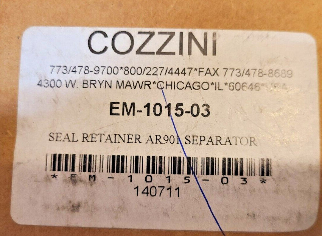 Cozzini Seal Retainer AR901 Separator EM-1015-03 | 140711