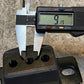 Transission Mount Pad 5-1/8" Long 2-1/8" Wide 2" Tall 9mm Holes