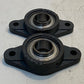 2 Qty of PEER 2-Bolt Flange FT206 Insert Bearing FH206-20 | 31mm Bore (2 Qty)