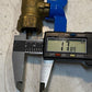 2 Quantity Gas Ball Valves 9850 | 2-3/4" Long 19mm Thread 18mm ID (2 Quantity)