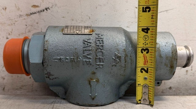 Mercer Valve 9100 Series Threaded Pressure Relief Valve 91-34G51V11NX1
