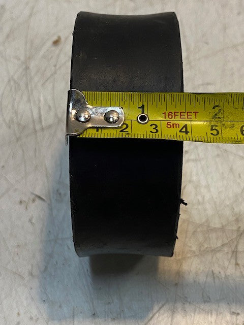Rubber Buffer 2-Hole 4" OD 1-1/2" Thick 7mm Holes 2x60mm Bolt Pattern