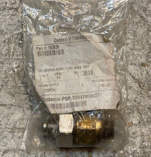 Anderson Brass Back Flow Preventor 103830 ABF-1LL ASSE 1022 Type B 200 Psi