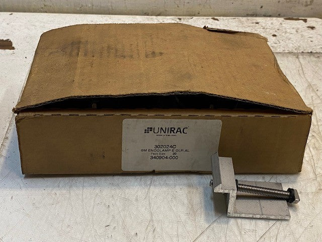 Box of 20 Unirac End Clamps 340904-000 | 302024C
