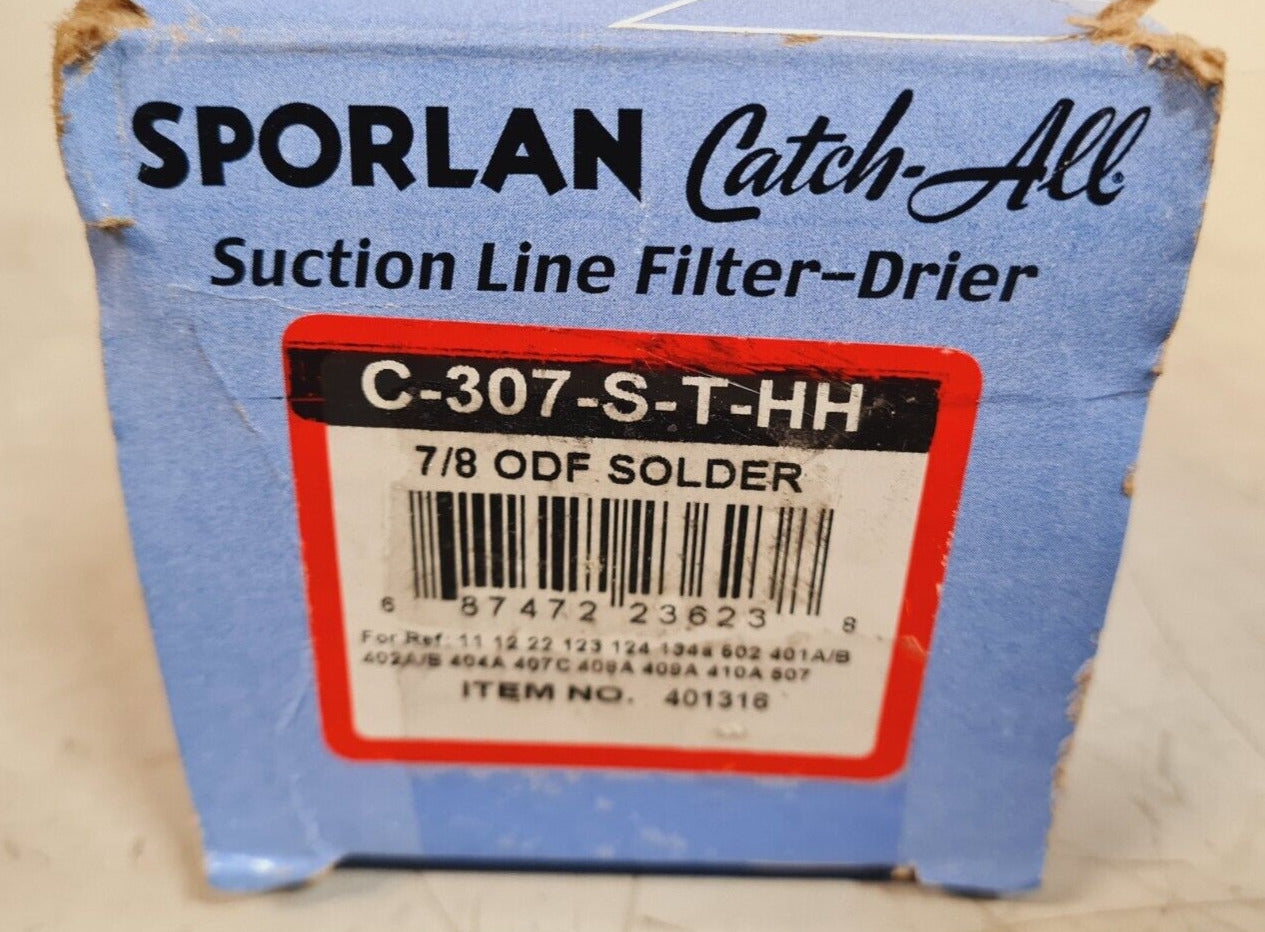 Sporlan Suction Line Filter Drier 401316 | C-307-S-T-HH