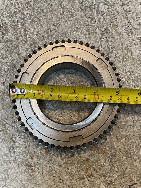 Helical Auger Transmission Gear 5-1/4" 54-Teeth 4-5/8" 28-Spline 72mm Bore