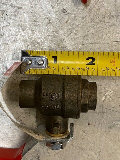 10 Qty of ProLine 1/2" Brass Packing Gland Ball Valve 107-843NL (10 Qty)