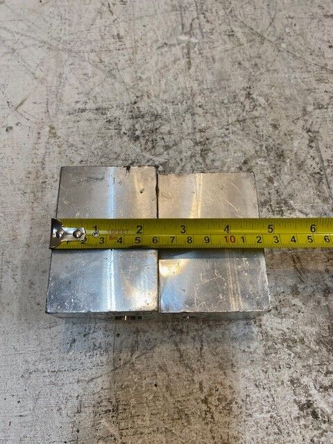 Air In Fuel In Hydraulic Manifold 4-3/4" Long 3-1/2" Wide 2-3/8" Thick