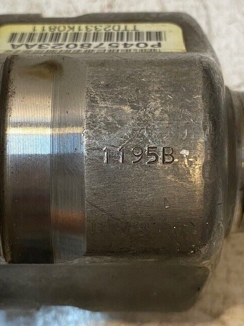 Axle Shaft 3-1/2" 26-Spline Shaft 22mm End 27-Spline 29mm End P04578023AA