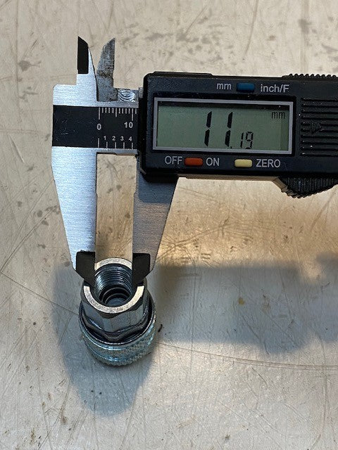 6 Qty of Series 210 Quick Connect Air Hose Couplers 25mm OD 19mm End (6 Qty)