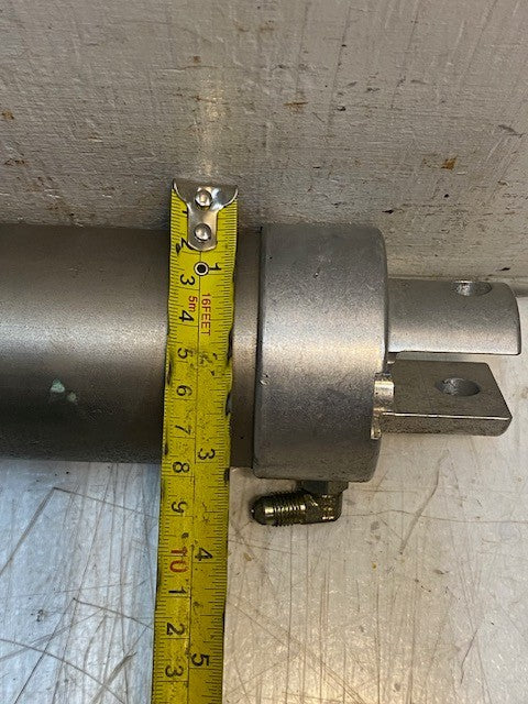 Pelton & Crane Pneumatic Hydraulic Cylinder 11" Long 70mm OD