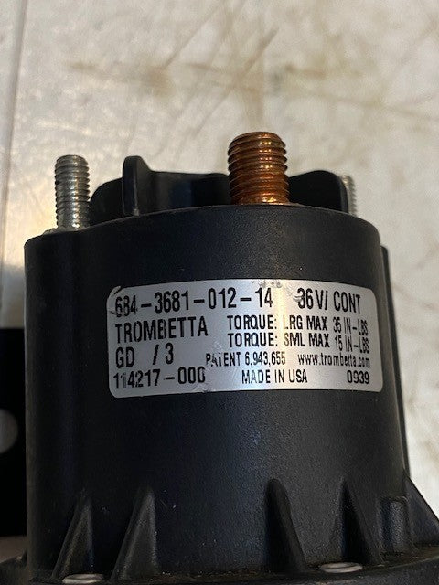 Trombetta 684-3681-012-14 | 36V Heavy Duty Solenoid Relay Continuous Switch