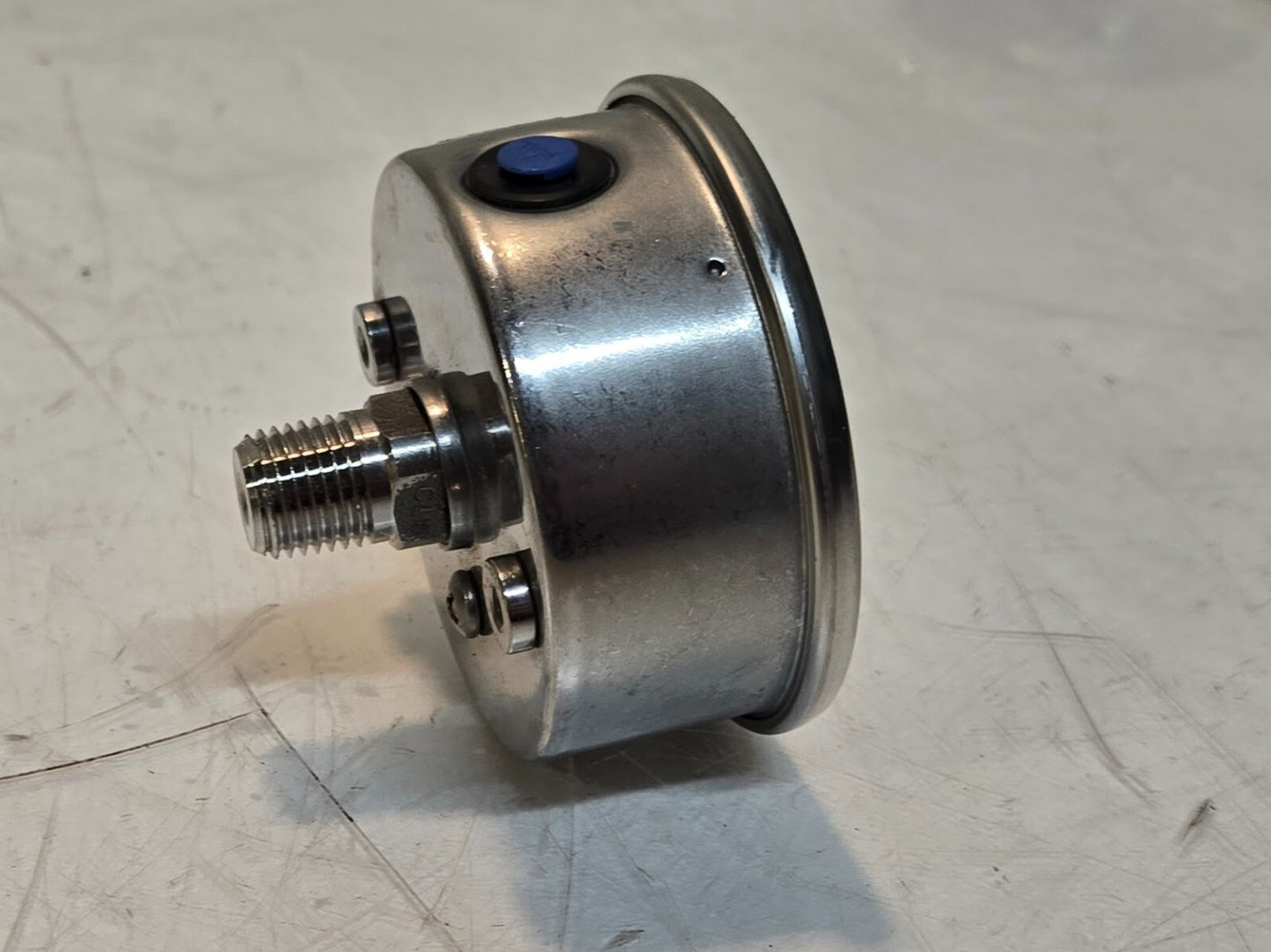 Ashcroft 1008 60mm Pressure Gauge 0-100 PSI | 2-11/16" OD | 1/4" NPT Back Mount