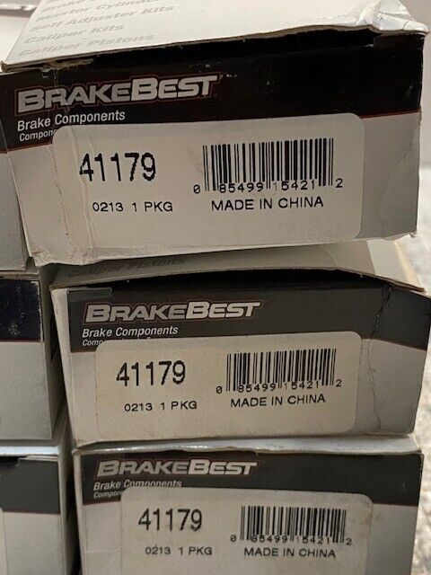 8 Quantity of Brake Best 41179 Disc Brake Caliper Repair Kits (8 Packs of 4 pcs)