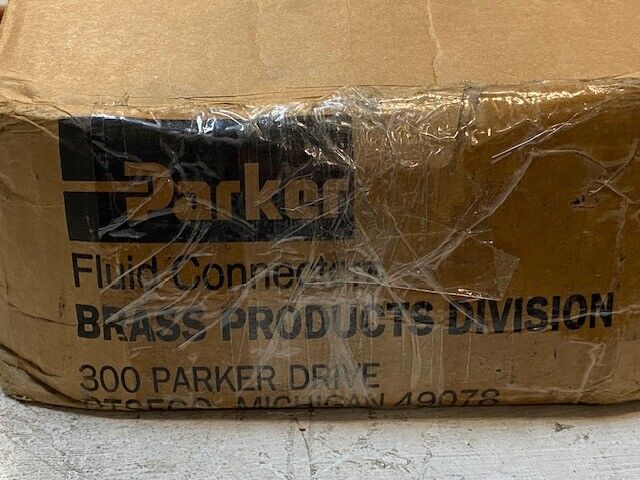 25 Quantity of Parker Air Brake Brass Fluid Connectors VS269NTA-6-2 (25 Qty)