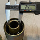 2 Qty of JJ201 Hydraulic Hose Crimp Fittings 5" H 38mm Thread 24mm ID (2 Qty)