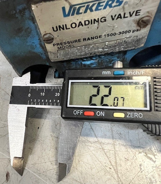 Sperry Vickers Unloading Valve Heavy Duty Hydraulic Replacement 130884