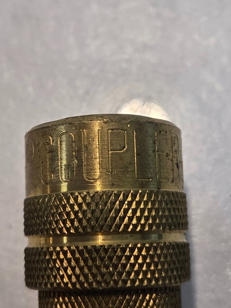 2 Quantity of Milton Kwik Change M Style Couplers 1/4"x5/16" Flare (2 Quantity)