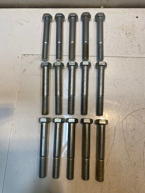 15 Quantity of Hex Head Screw Bolts 4-3/4" L 24mm Hex Head 16mm Thread (15 Qty)