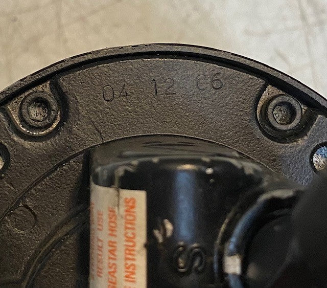 Hydraulic Steering Gear Pump 0412C6 | 11" L 4-1/2" Dia. 3" Shaft 19mm 8mm Bore