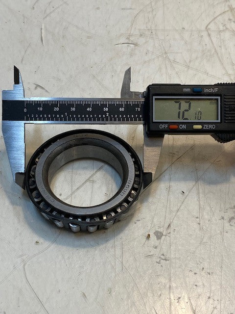 QJZ 18690 Tapered Roller Cone Bearing 46x72x18mm