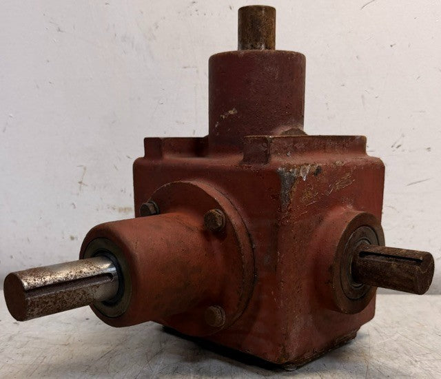 Cast Iron Right Angle Industrial Gear Drive Box 1484 Mehanical Power Unit