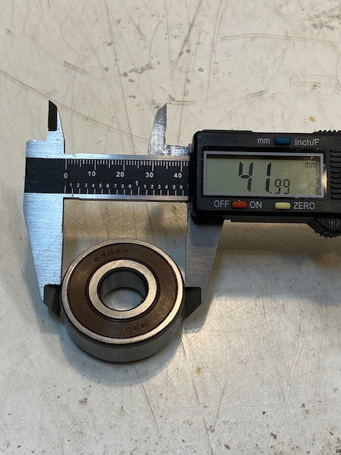 33 Quantity of WBD 6302D Radial Bearings 15x42x13mm (33 Quantity)