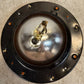 Round Amber Commercial Style Vehicle Turn Signal Warning Lamp Automotive Unit