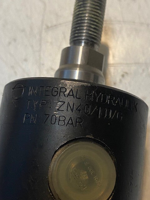 Integral Hydraulik Cylinder ZN40/100/G | 70BAR | 9-1/2" L 60mm OD 14mm Thread