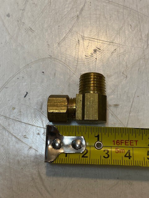 9 Quantity of Brass Craft 69-4-4 Compression X MIP Elbow 1/4" x 1/4" (9 Qty)