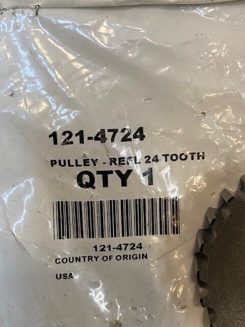 Genuine Parts 24-Tooth Pulley-Reel 121-4724 14mm Bore 60mm OD 21mm Thick