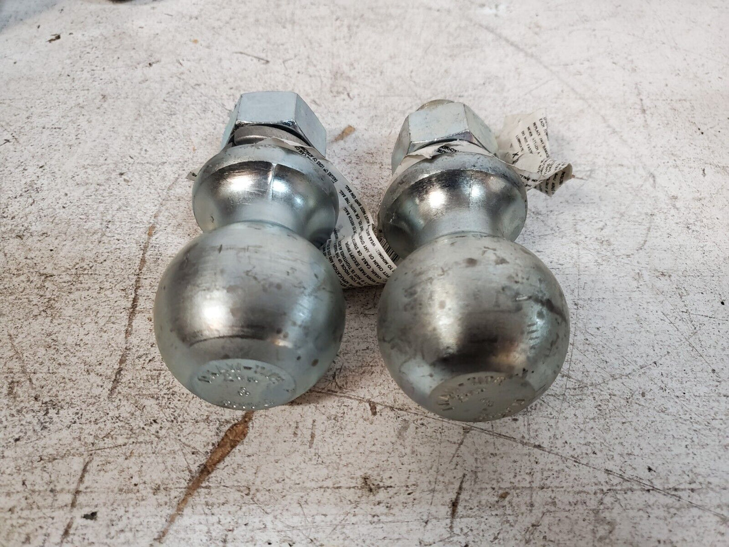 2 Qty Draw Tite Hitch Balls 2-5/16" Diameter 6000 Lb (2 Qty)