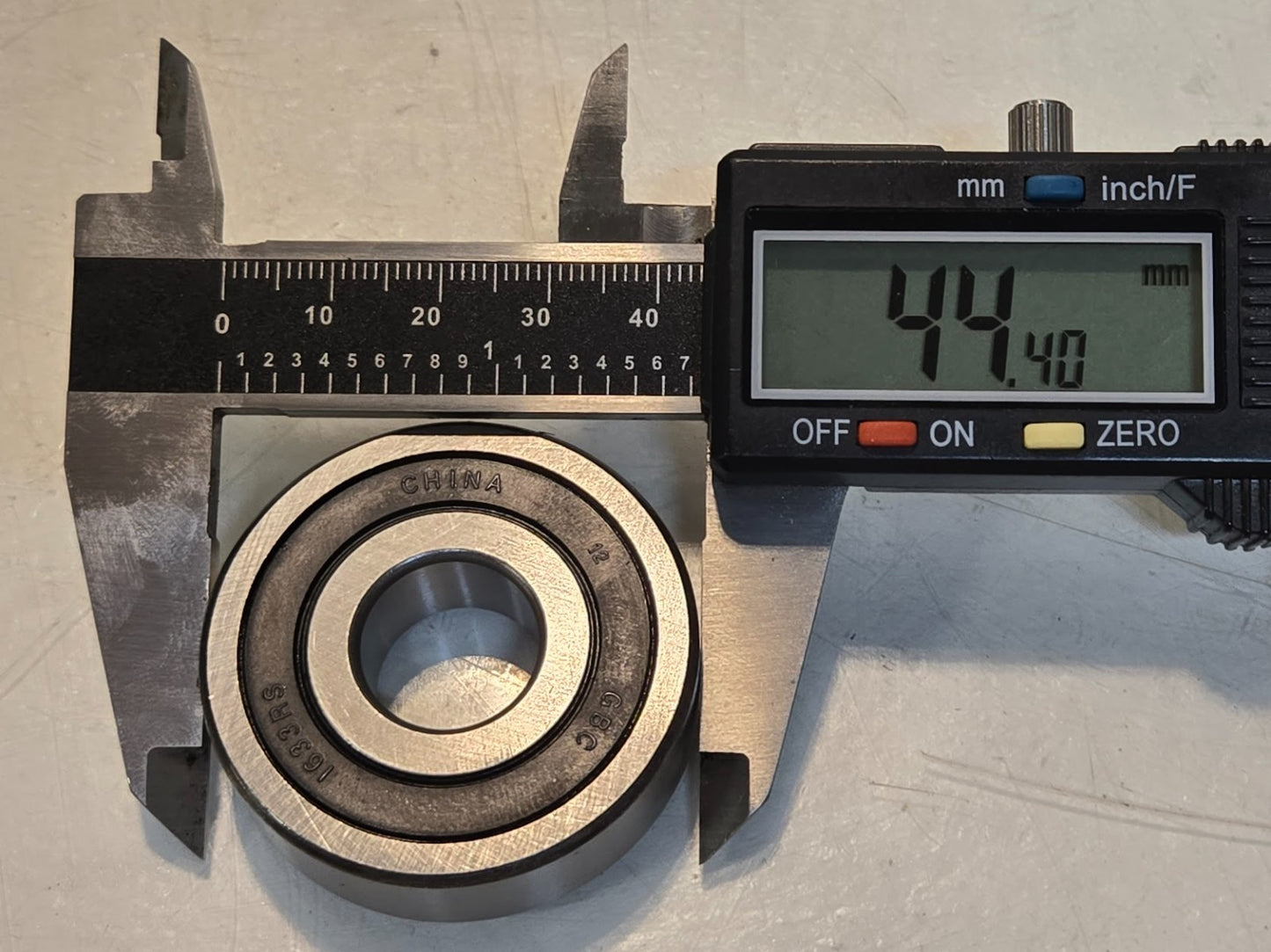 30 Quantity of GBC 1633RS Bearings | 1-3/4" OD 5/8" Bore 1/2" Thick (30 Qty)