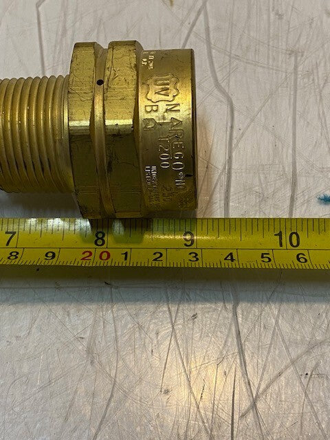 Rego Pressure Relief Valve 8684G Pop Action Brass 250 PSI 1" NPT 2620 Air