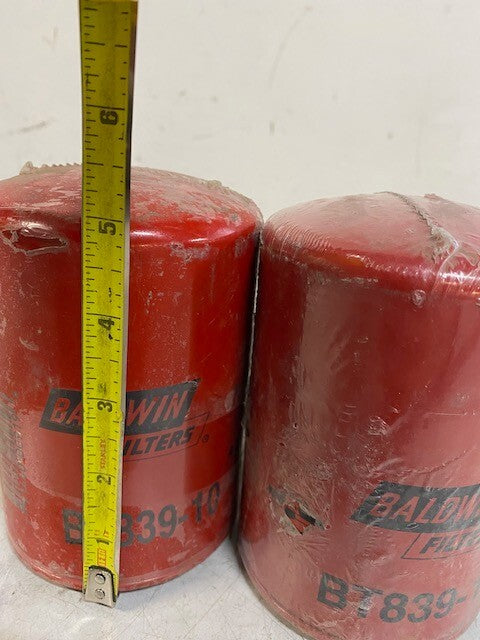 2 Quantity of Baldwin Filters BT839-10 Hydraulic Filter Spin-On 3 11/16 (2 Qty)