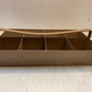 Heavy Duty Vintage Industrial Metal Carrying Tote Tray 8 Compartments 18" x 10"