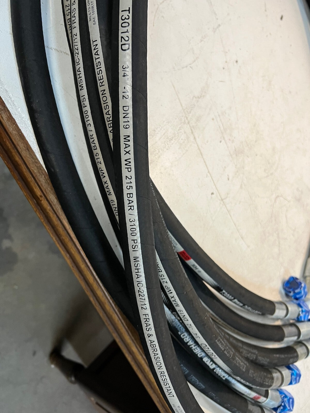 7 Pack of 3000 Diehard T3012D 3/4" -12 DN19 MAX WP 215 BAR / 3100PSI (QTY 7)