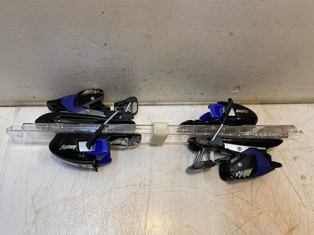 Marker M4.1 Logic Biotech Toe Ski Boot Bindings Complete Pair Blue