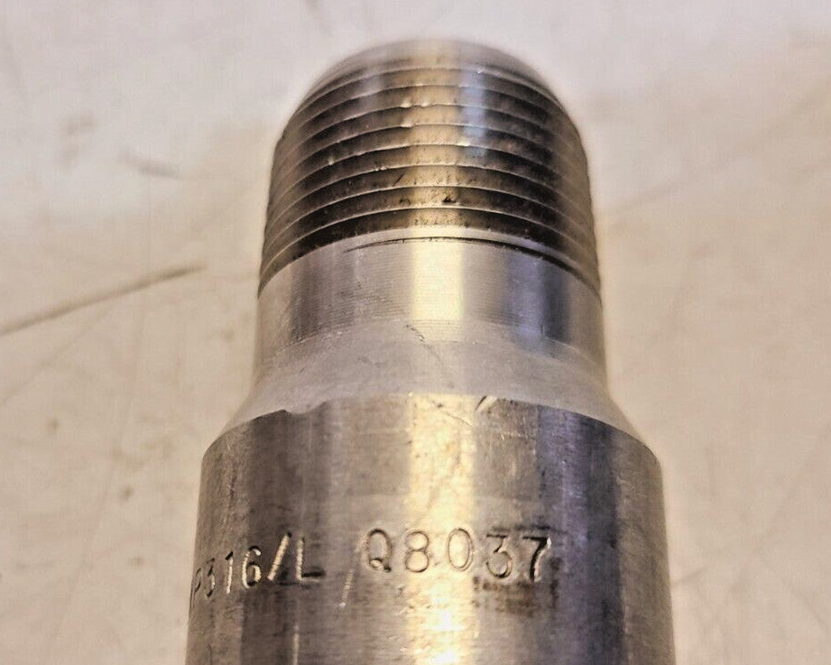 2 Quantity of Steel Heavy Swage Nipples 1 x 3/4 | S/80 SP-95 | 08037 (2 Qty)