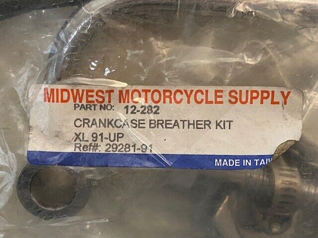 Midwest Motorcycle Supply Crankcase Breather Kit XL 91-UP | 12-282 | 29281-91