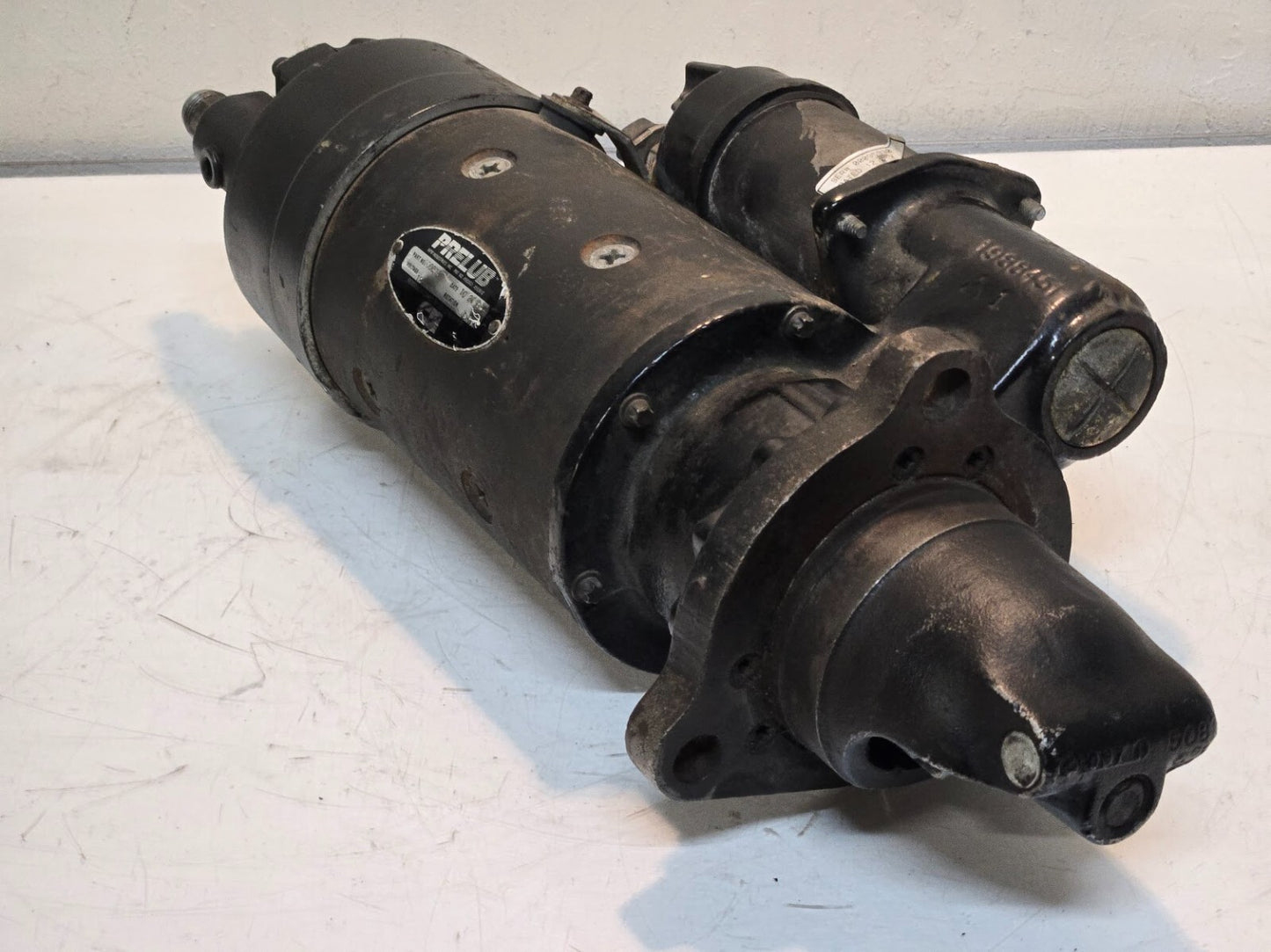 Prelub 100271 Direct Drive Starter for Cummins | 1988451 | CW Rotation | 12 V