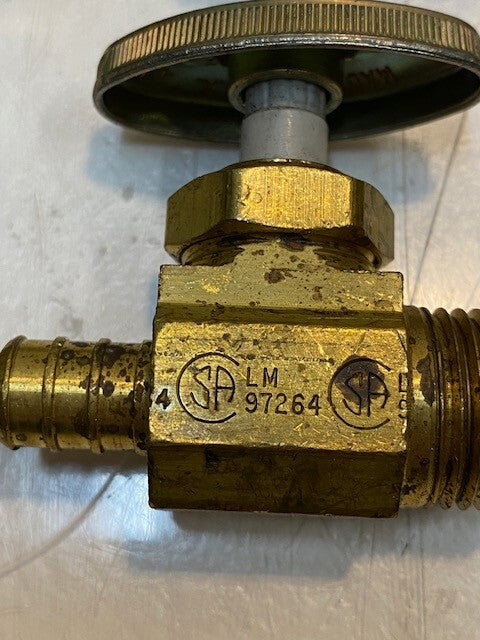 13 Qty of SA LM 97264 Stop Valves 2-1/8" Long 12mm Thread 21mm Thread (13 Qty)