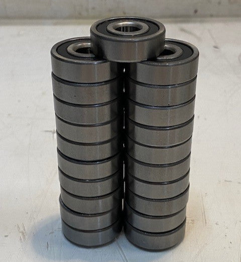 21 Quantity of Deep Groove Sealed Ball Bearings 6200RS 10x30x9mm (21 Quantity)