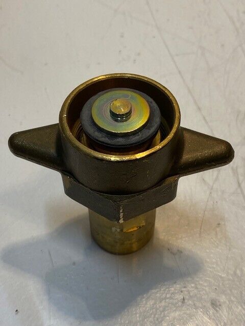 Faster FB 12/34 NPT F5 Hydraulic Socket Brass Flat Valve 3/4 in NPT