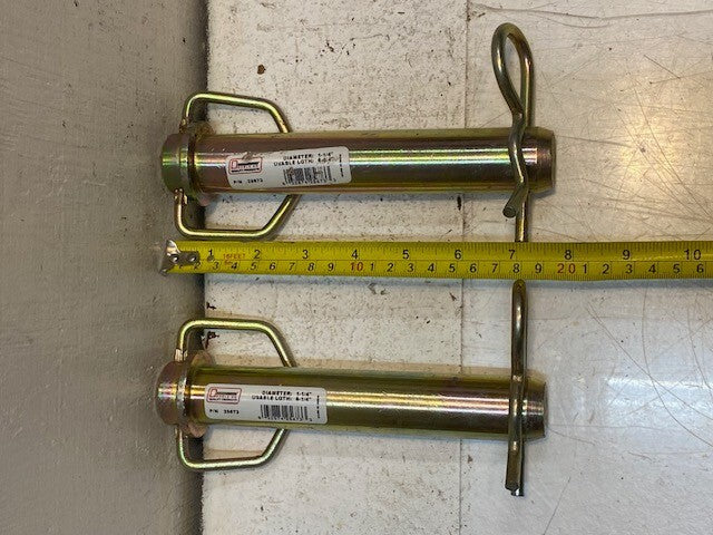 2 Qty of Double HH 25673 Zinc Plated Hitch Pins 1-1/4" Dia. 6-1/4" Long (2 Qty)